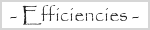 Efficiencies